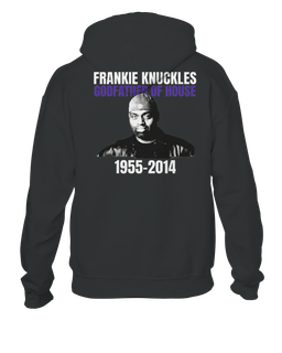 FRANKIE KNUCKLES STENCIL HOODIE - Black - S controller