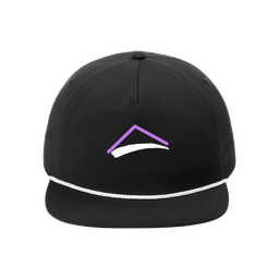 CH One Roof 5-Panel Poly Rope Cap - Black/White - OSFA controller