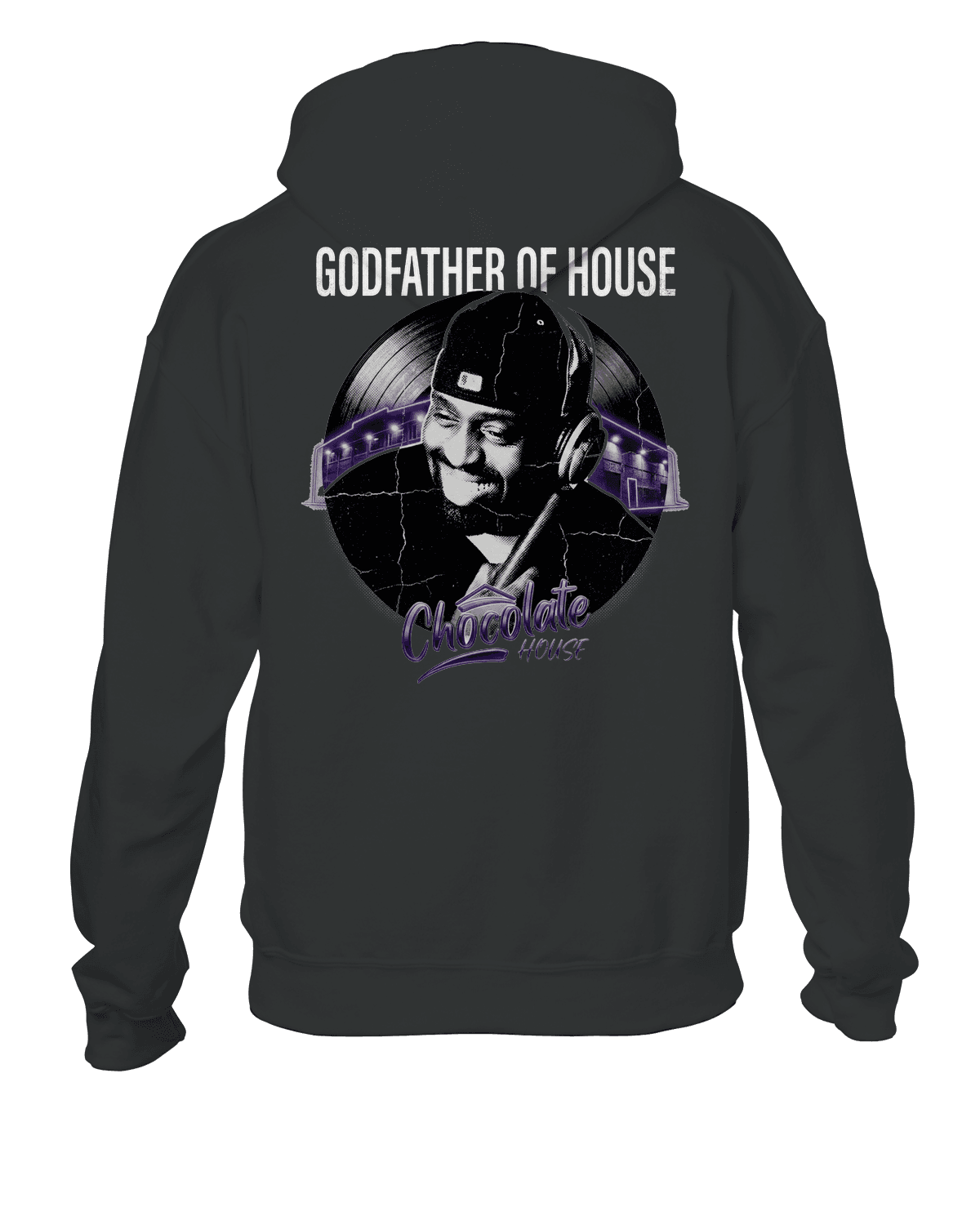 GODFATHER OF HOUSE HOODIE - Black - S